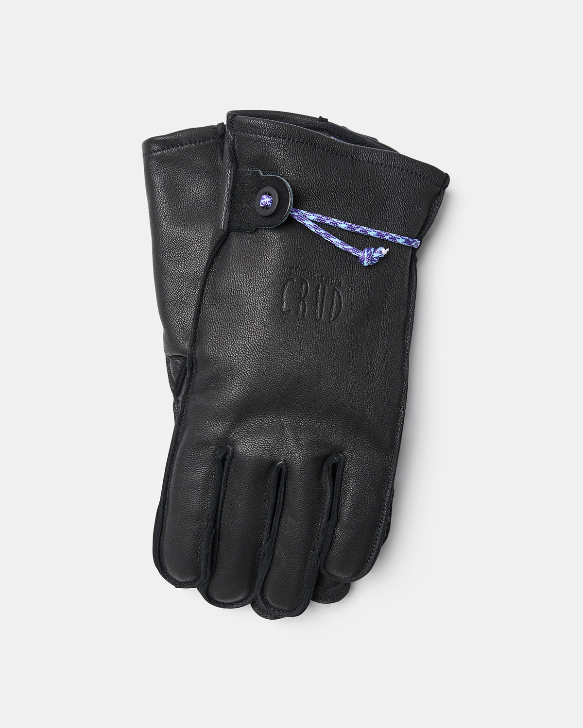 Mitsuhiko 2.0 black leather gloves in premium full-grain goatskin