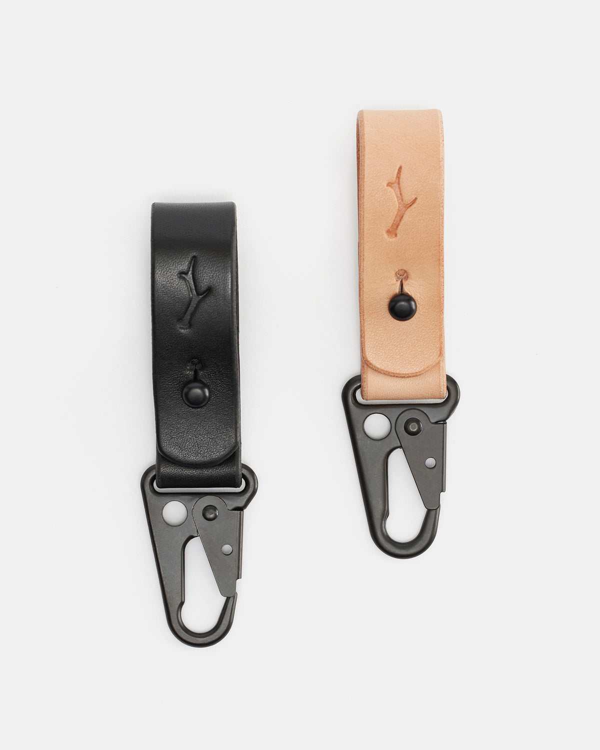 CRUD leather keychain made from vegetable-tanned Tärnsjö leather