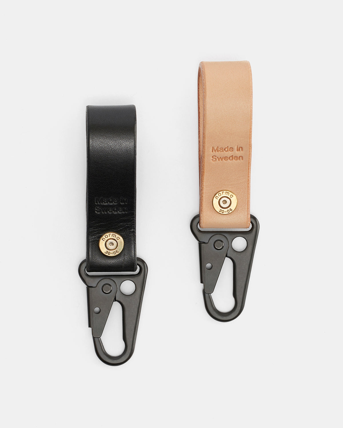 CRUD Hunter's Edition leather keychain made from 2.5 mm Tärnsjö leather back