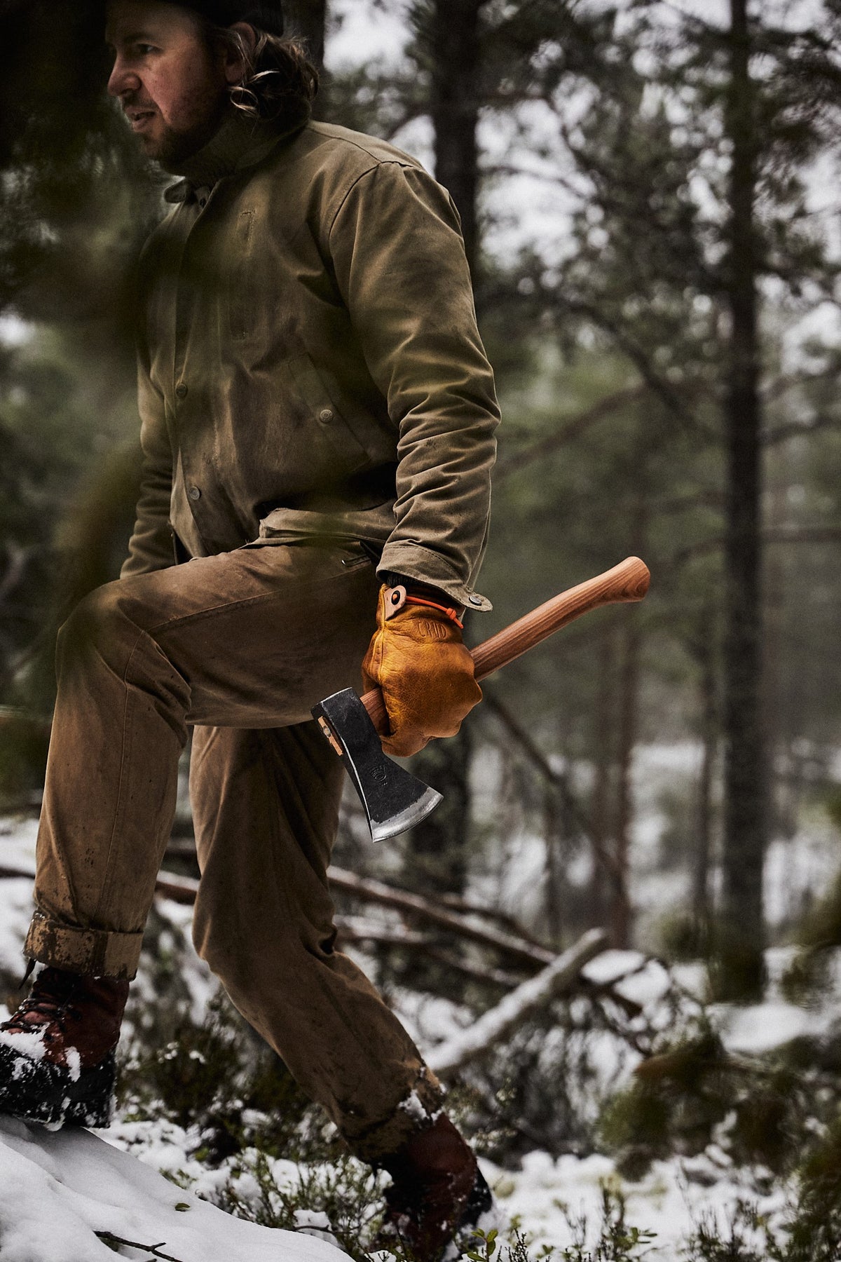 Mitsuhiko Thinsulate-lined leather mittens handmade in the USA