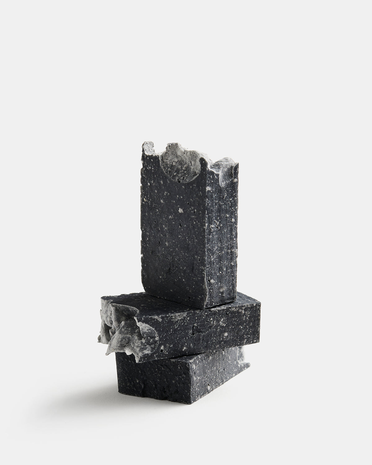 Salt Night handmade natural soap with sea salt and activated charcoal