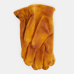 Gjöra women's outdoor gloves in full-grain cowhide with natural wax finish