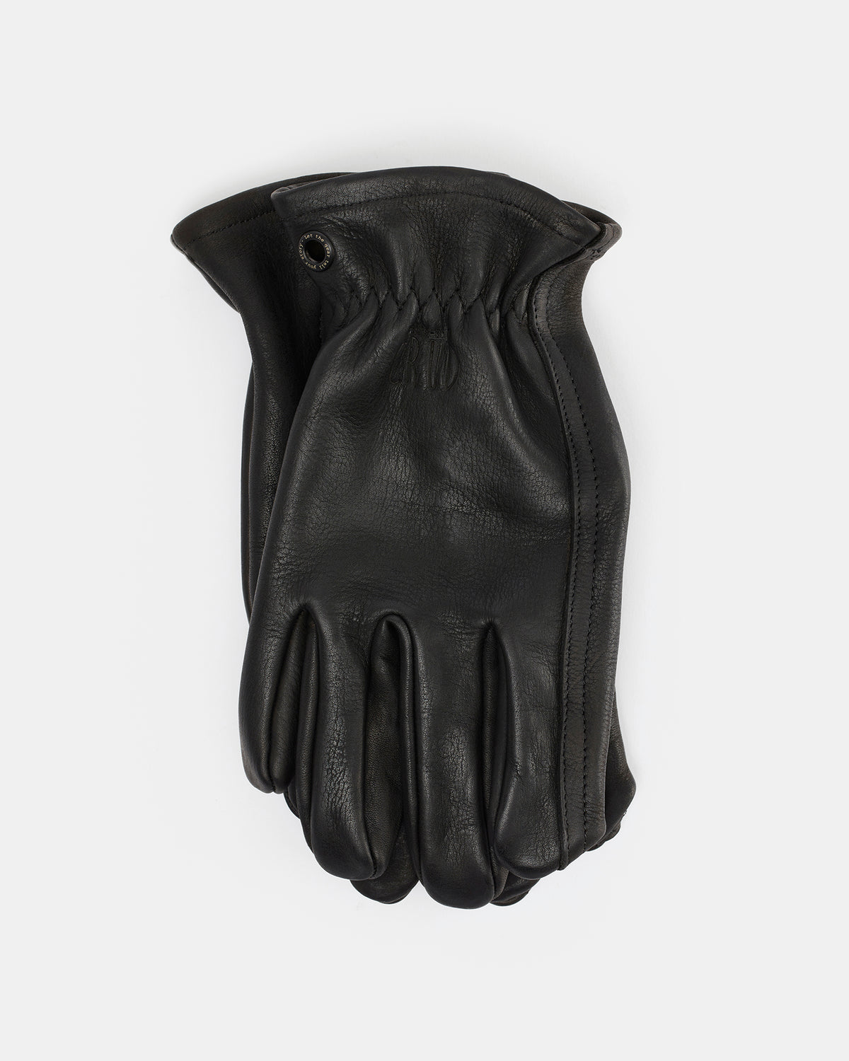 Gjöra black leather gloves in A-grade full-grain cowhide