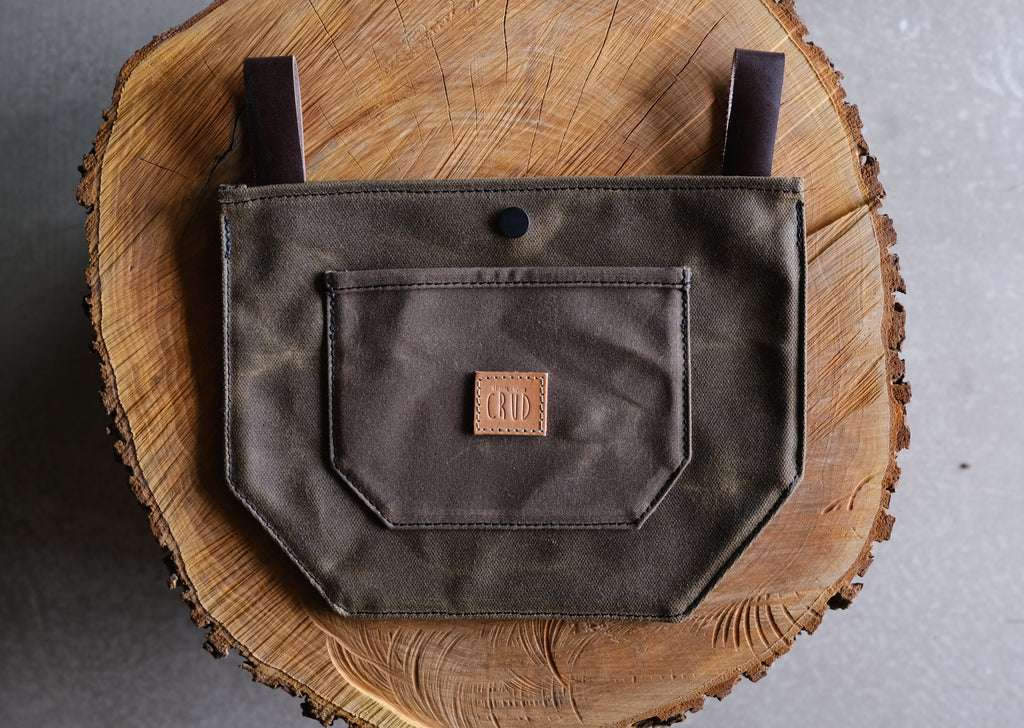 Rydet tool pouch in 18 oz waxed cotton canvas with Tärnsjö leather details