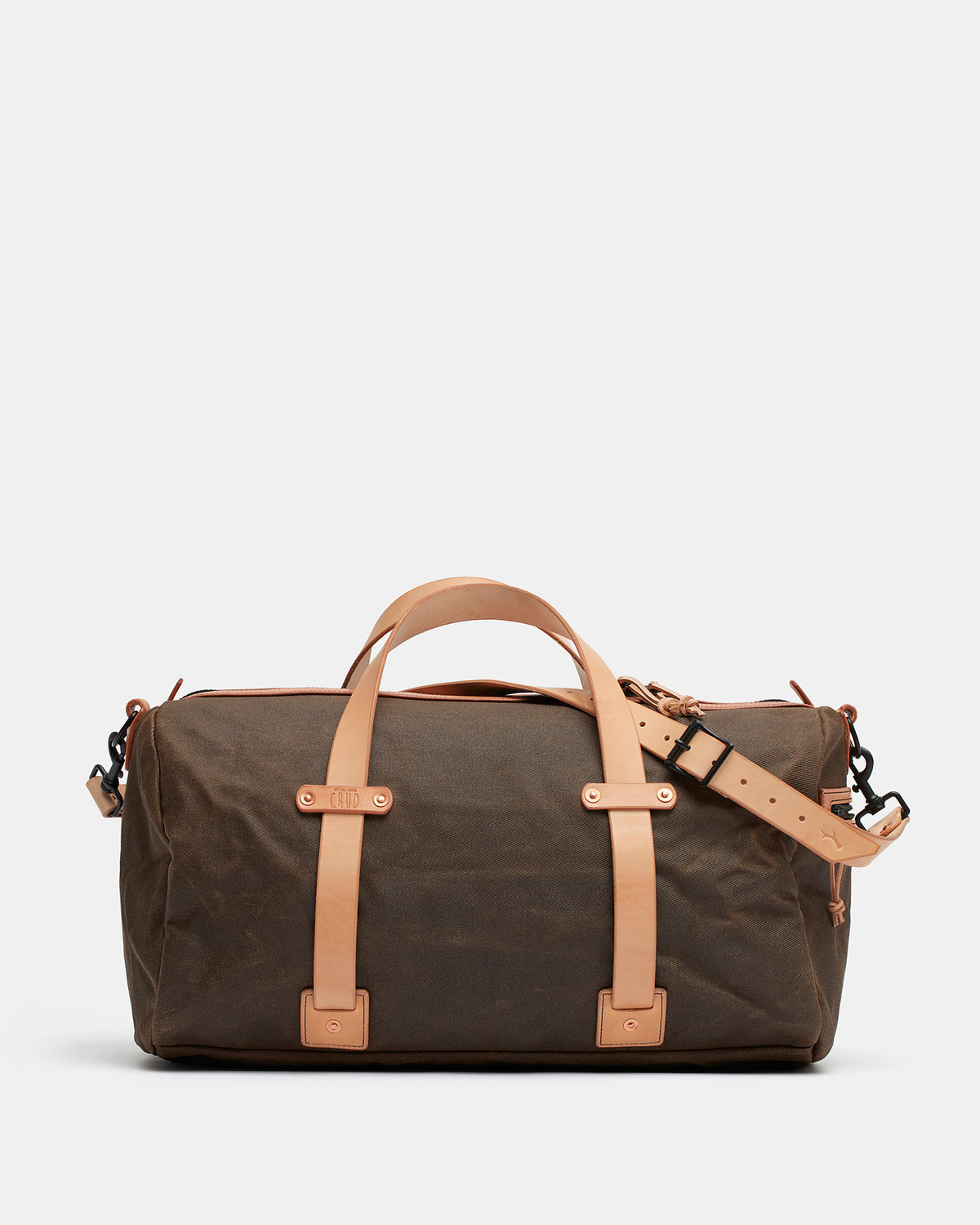 Kvåle natural duffel bag in 18 oz waxed cotton canvas and Tärnsjö leather