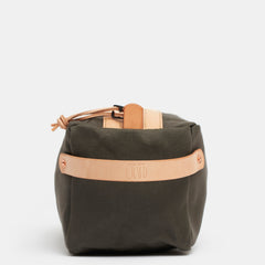 Black Leather Dopp Bag