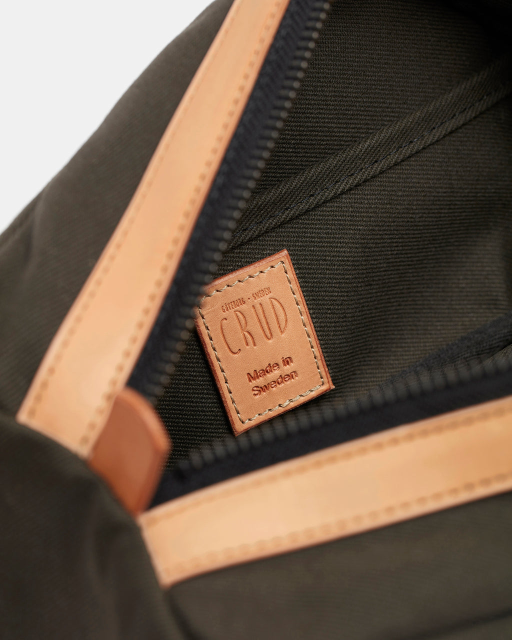 Black Leather Dopp Bag