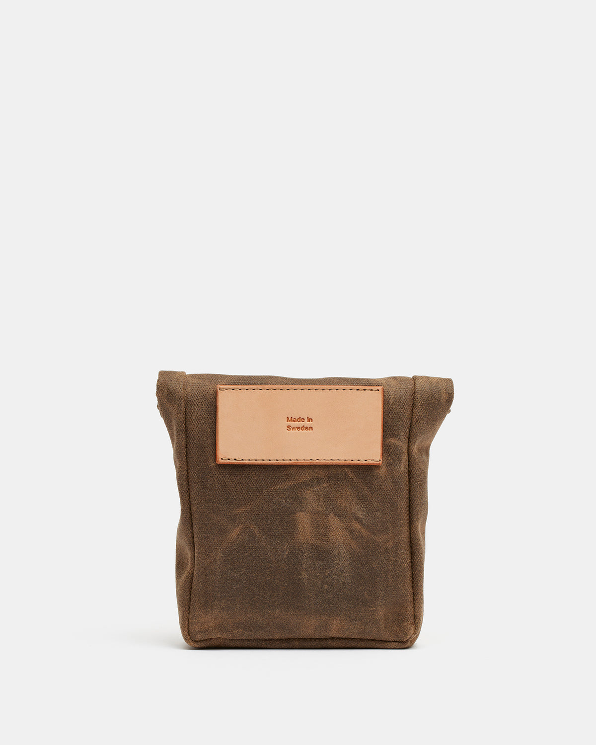 Tind Swedish-made belt bag in durable waxed cotton canvas